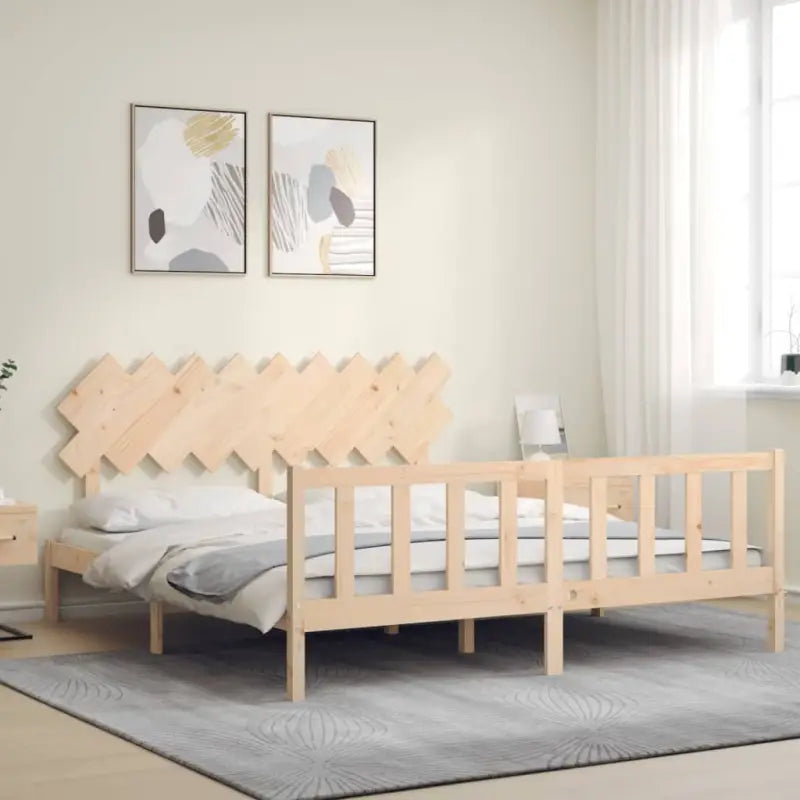 Massief Grenenhout Bedframe voor een comfortabele en stijlvolle slaapkamer - Bedden & bedframes