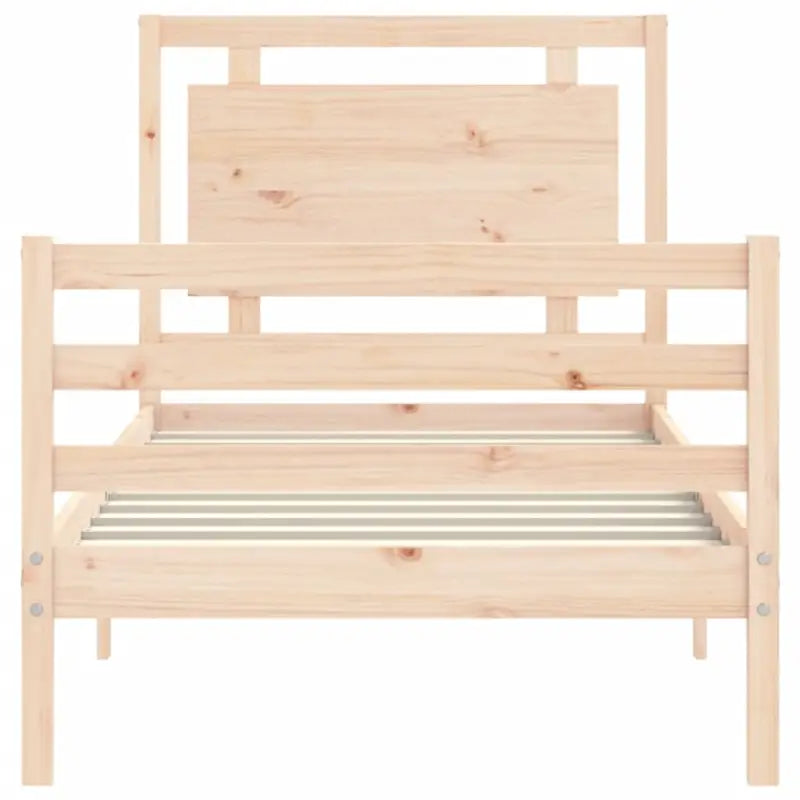 Massief grenenhout bedframe voor een natuurlijke en comfortabele slaapkamer - Bedden & bedframes