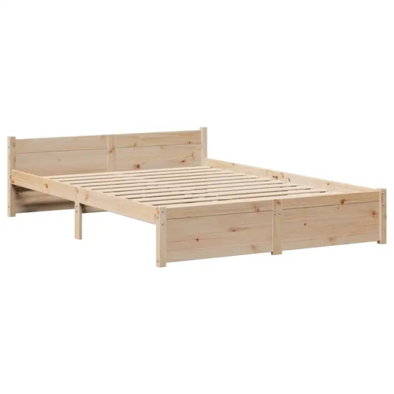 Massief Grenenhout Bedframe voor een Natuurlijke en Comfortabele Slaapplek - Bedden & bedframes