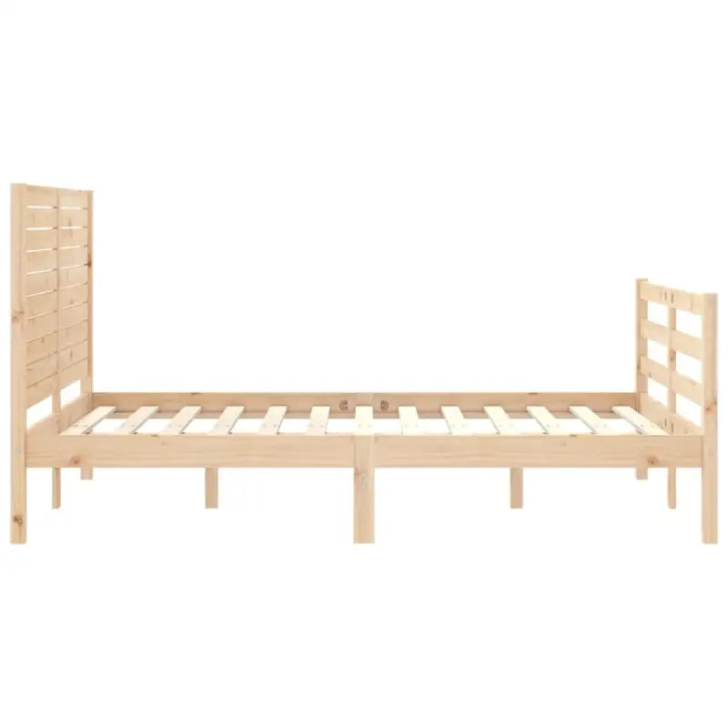 Massief grenenhout bedframe voor een natuurlijke en comfortabele slaapruimte - Bedden & bedframes