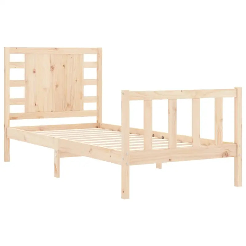 Massief grenenhout bedframe voor een natuurlijke en stijlvolle slaapkamer - Bedden & bedframes