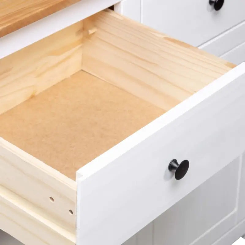 Massief Grenenhout Dressoir met Rustiek en Trendy Design - Dressoirs & buffetkasten