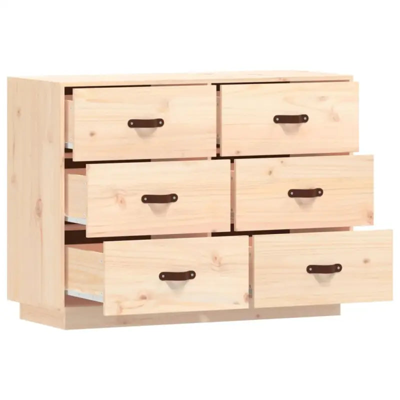 Massief Grenenhout Dressoir voor een Natuurlijke Touch in je Kamer - Dressoirs & buffetkasten