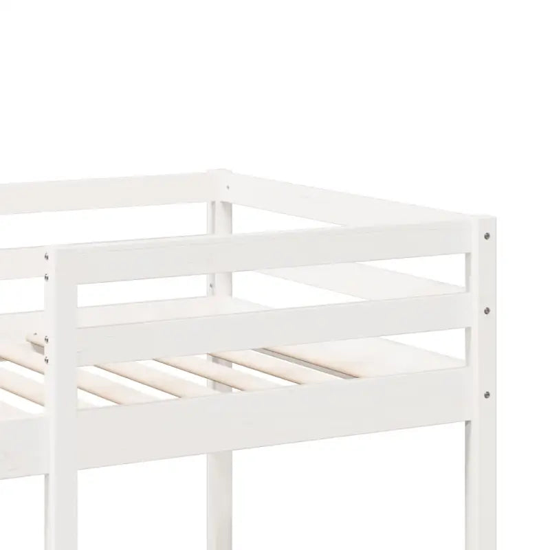 Massief Grenenhout Hoogslaper met Bureau Ideale Keuze voor Beperkte Ruimte - Bedden & bedframes