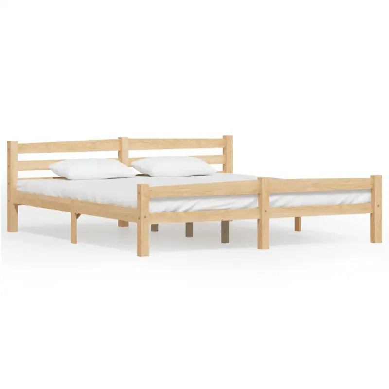 Massief Grenenhout Modern Bedframe voor een stijlvolle slaapkamer - Bedden & bedframes