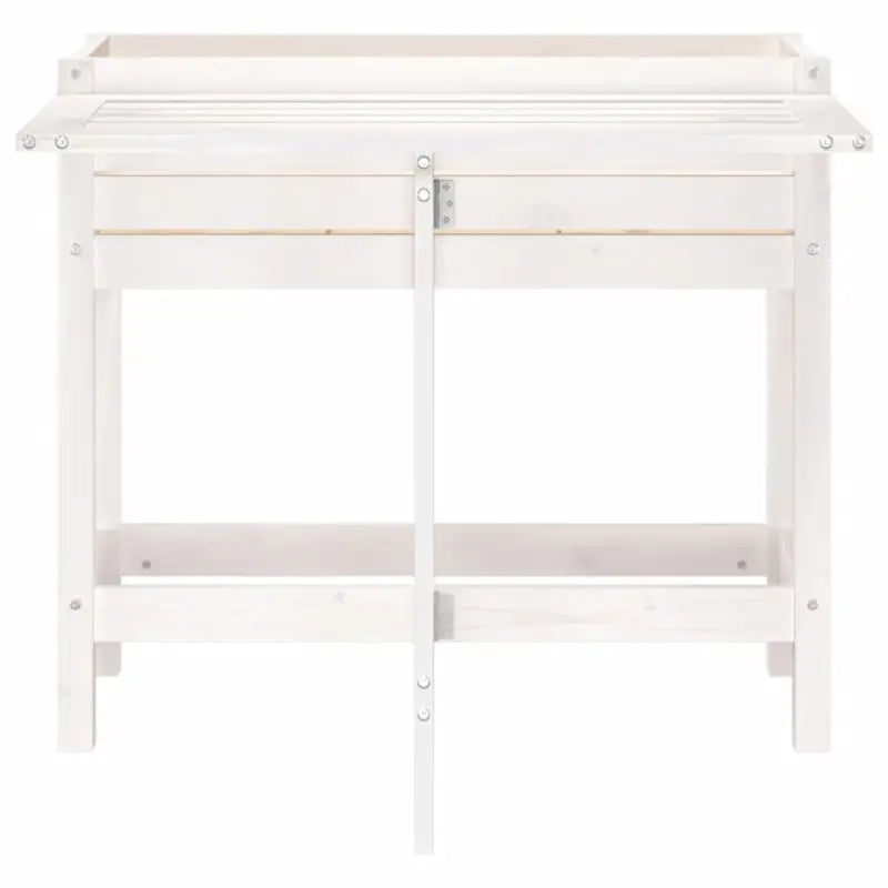 Massief grenenhout plantenbak met inklapbaar tafelblad voor buiten - Bloempotten & plantenbakken