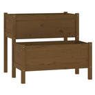 Massief grenenhout plantenbak voor binnen en buiten gebruik - Bloempotten & plantenbakken