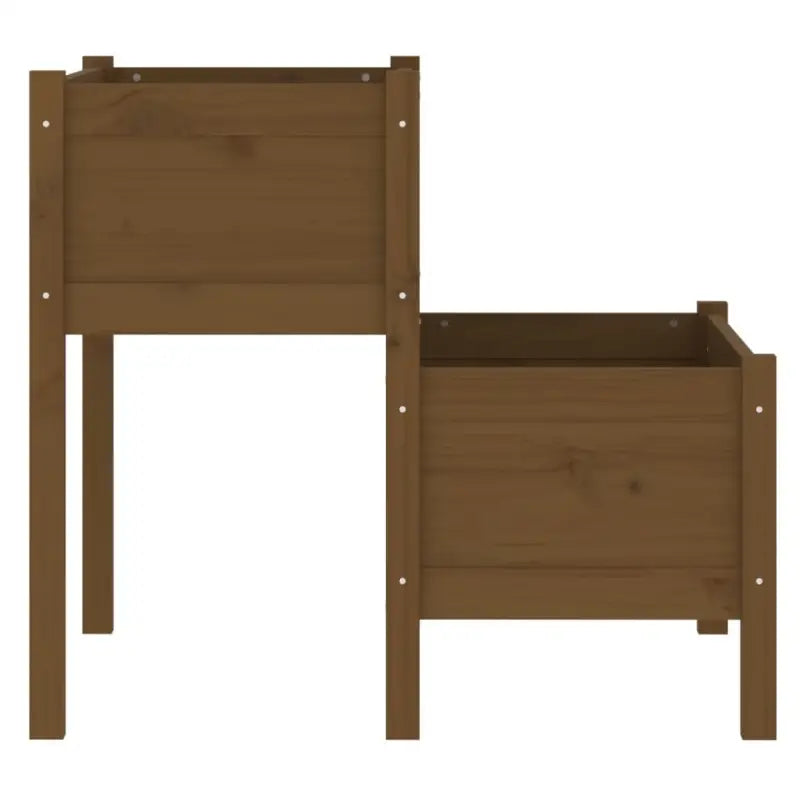 Massief grenenhout plantenbak voor binnen en buiten gebruik - Bloempotten & plantenbakken