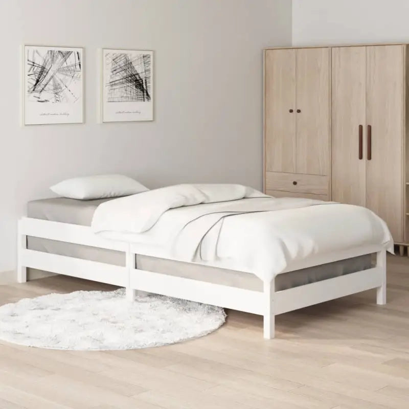 Massief Grenenhout Stapelbed voor Comfort en Tijdloos Design - Bedden & bedframes