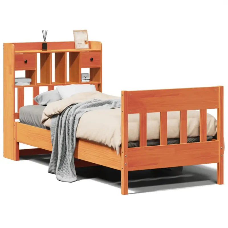 Massief Grenenhouten Bedframe met Extra Opbergruimte voor een Goede Nachtrust - Bedden & bedframes