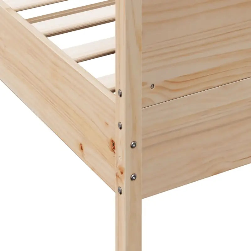 Massief Grenenhouten Bedframe met Multiplex Lattenbodem - Bedden & bedframes