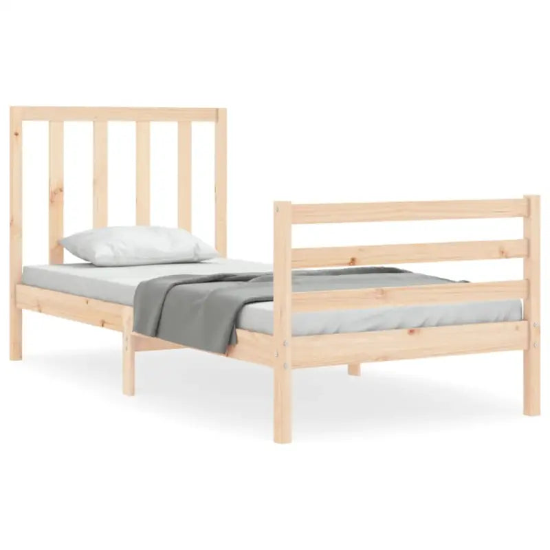 Massief grenenhouten bedframe voor een goede nachtrust en natuurlijk interieur - Bedden & bedframes