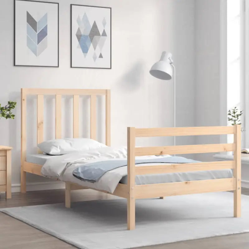 Massief grenenhouten bedframe voor een goede nachtrust en natuurlijk interieur - Bedden & bedframes