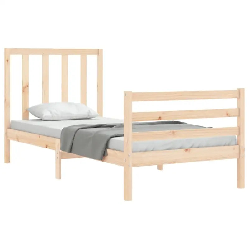 Massief grenenhouten bedframe voor een goede nachtrust en natuurlijk interieur - Bedden & bedframes