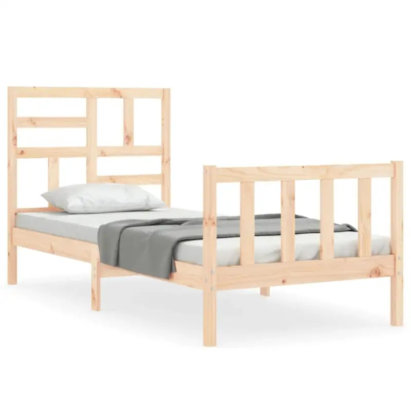 Massief Grenenhouten bedframe voor een goede nachtrust en natuurlijke uitstraling - Bedden & bedframes