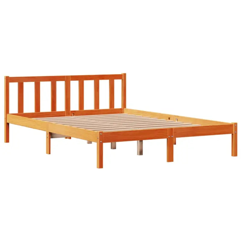 Massief Grenenhouten Bedframe voor een Natuurlijke en Decoratieve Look - Bedden & bedframes
