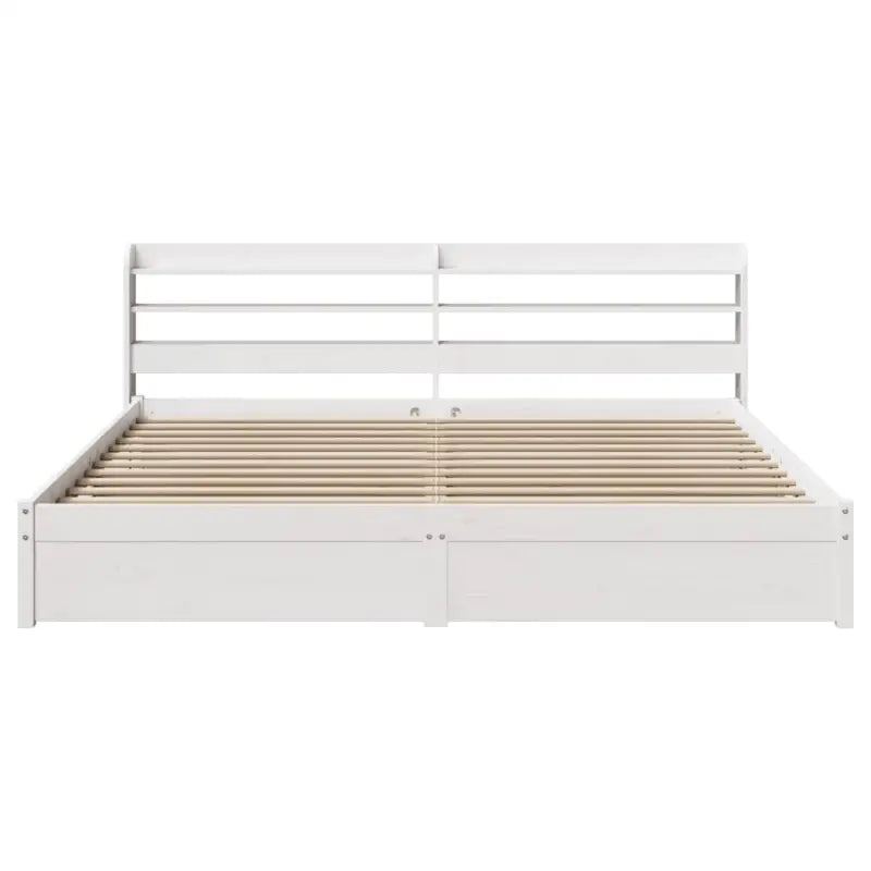 Massief Grenenhouten bedframe voor een natuurlijke en praktische uitstraling - Bedden & bedframes