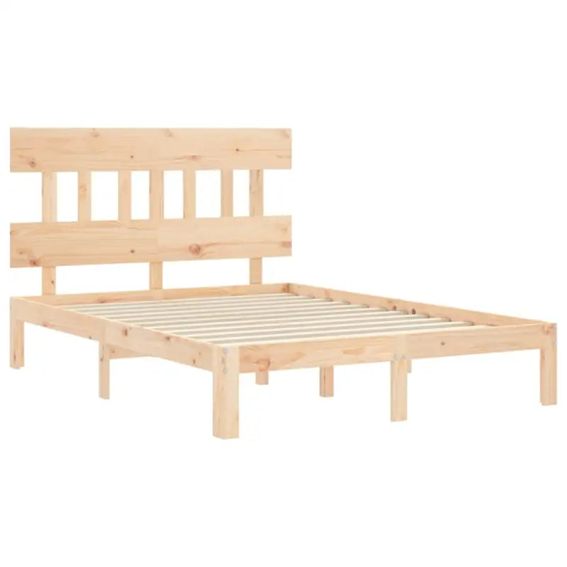 Massief Grenenhouten bedframe voor uitstekende ondersteuning en natuurlijk sfeer - Bedden & bedframes