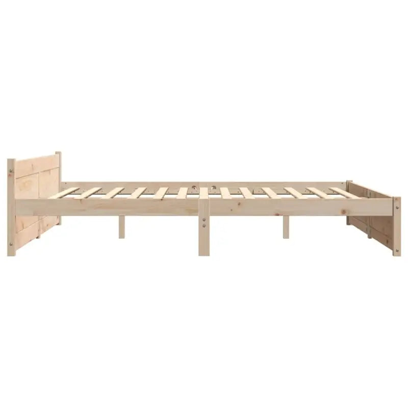 Massief hout bedframe van massief grenenhout met levering bevat - Bedden & bedframes
