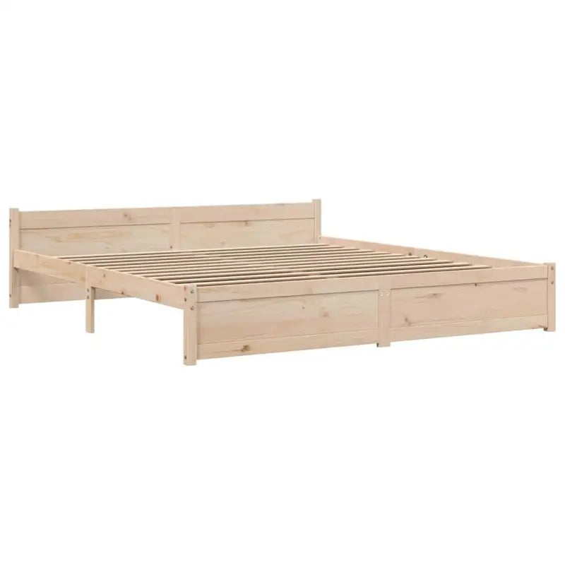 Massief hout bedframe van massief grenenhout met levering bevat - Bedden & bedframes