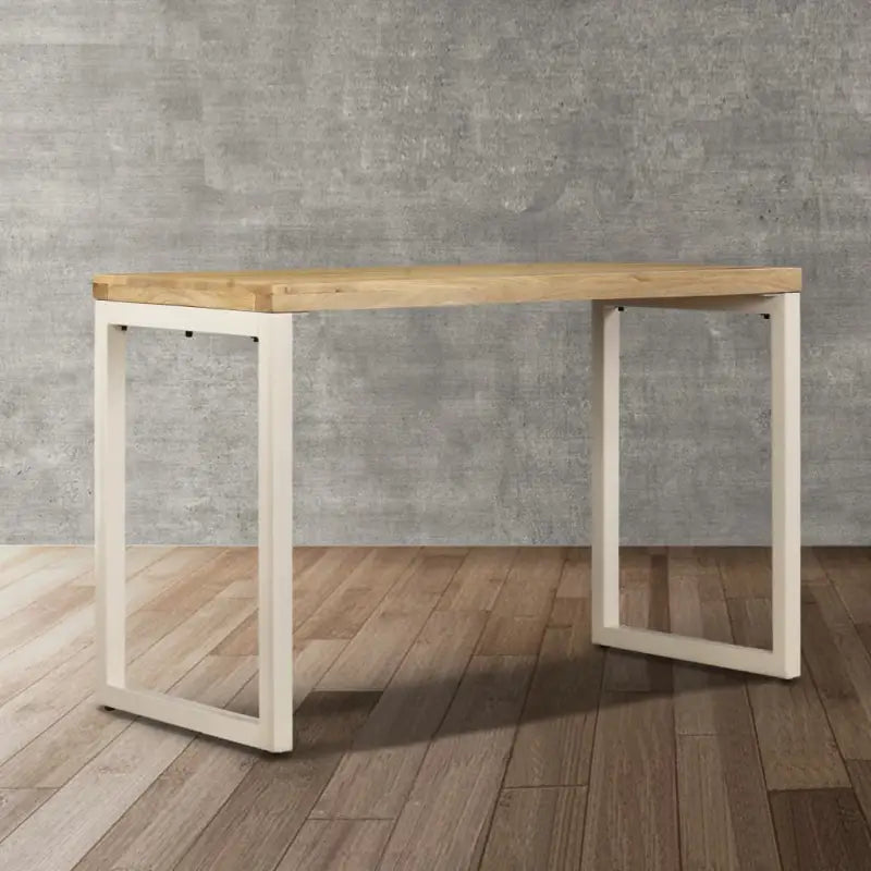 Massief Mangohout Eettafel en Bureau met Elegant Ontwerp - Eettafels