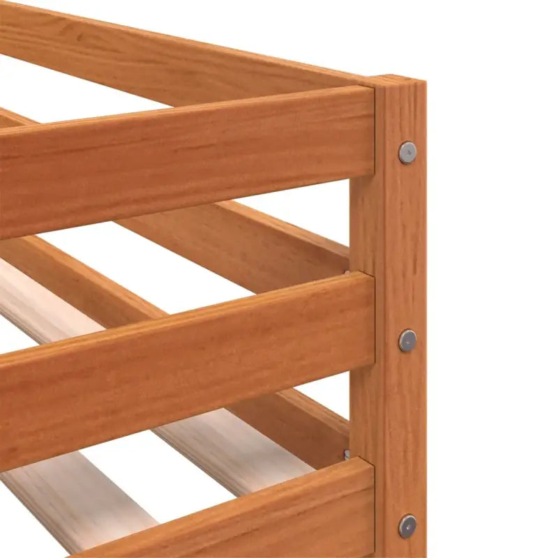Metalen stapelbed van massief grenenhout voor een compacte kamer - Bedden & bedframes