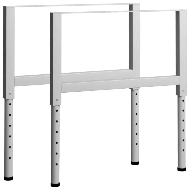 Metalen werkbankframes voor een duurzame werkruimte - Grijs / 85 x 95.5 cm / 2 - Tafelpoten