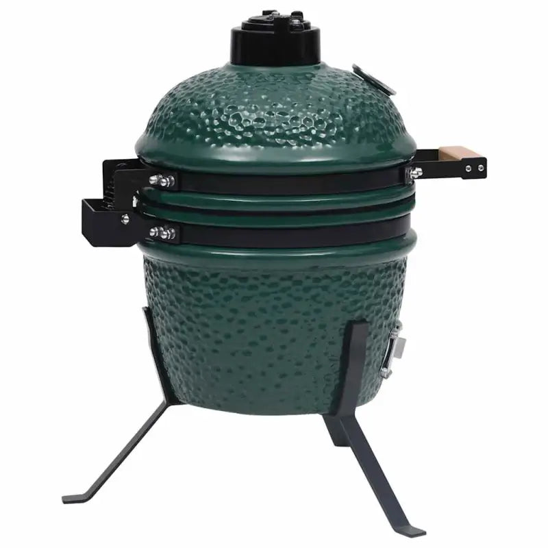 Mini keramische Kamado-grill met ingebouwde thermometer voor grillen en roken - Barbecues