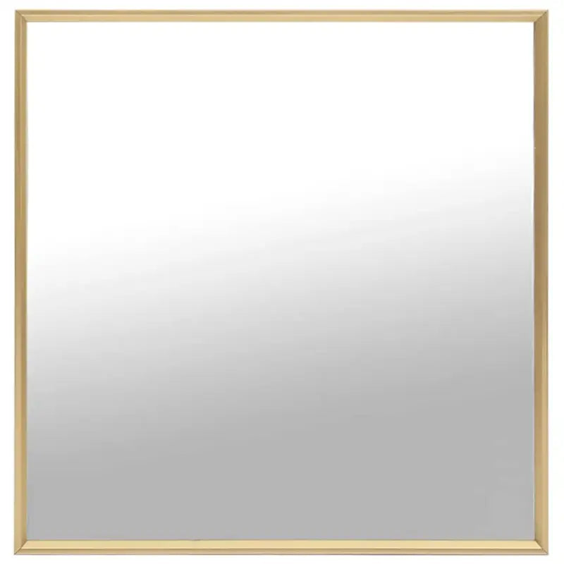 Minimalistische spiegel met glas en PVC-frame voor thuisdecoratie - Goud / 50 x 50 cm / 1 - Spiegels