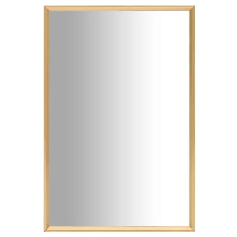 Minimalistische spiegel met glas en PVC-frame voor thuisdecoratie - Goud / 60 x 40 cm / 1 - Spiegels