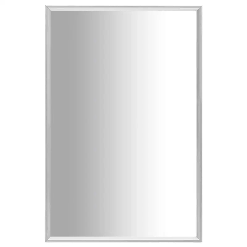 Minimalistische spiegel met glas en PVC-frame voor thuisdecoratie - Zilver / 60 x 40 cm / 1 - Spiegels