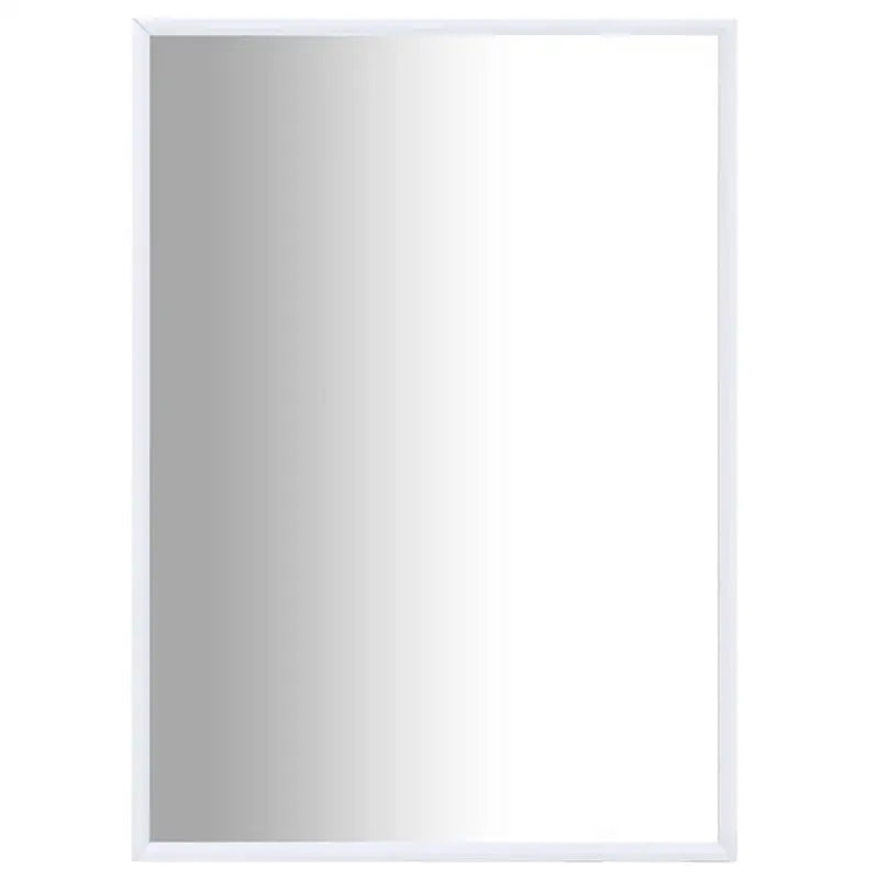 Minimalistische spiegel met glas en PVC-frame voor thuisdecoratie - Wit / 70 x 50 cm / 1 - Spiegels