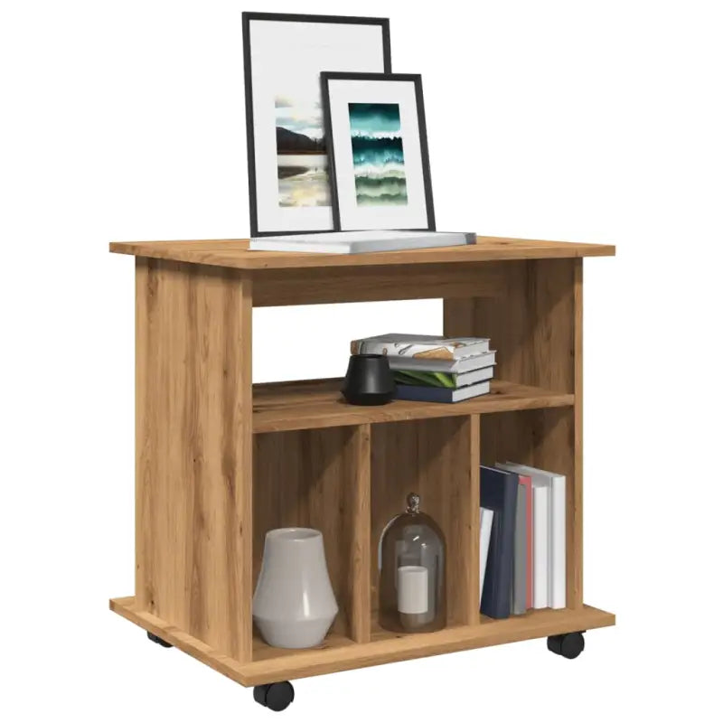 Mobilie opbergkast van bewerkt hout voor een moderne uitstraling - artisanaal eikenkleurig / 1 - Opbergkasten &