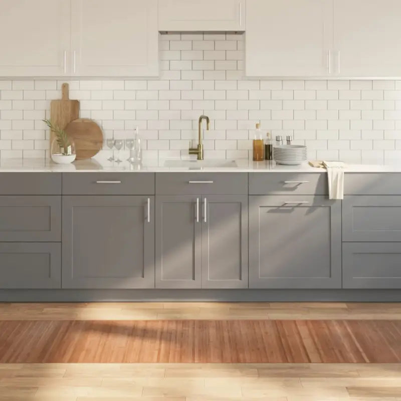 Modern bamboe vloerkleed in neutrale kleuren voor een natuurlijke uitstraling - Naturel / 60 x 300 cm - Vloerkleden