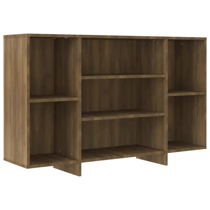Modern dressoir met bewerkt hout en schappen voor interieurbijwerking - Dressoirs & buffetkasten