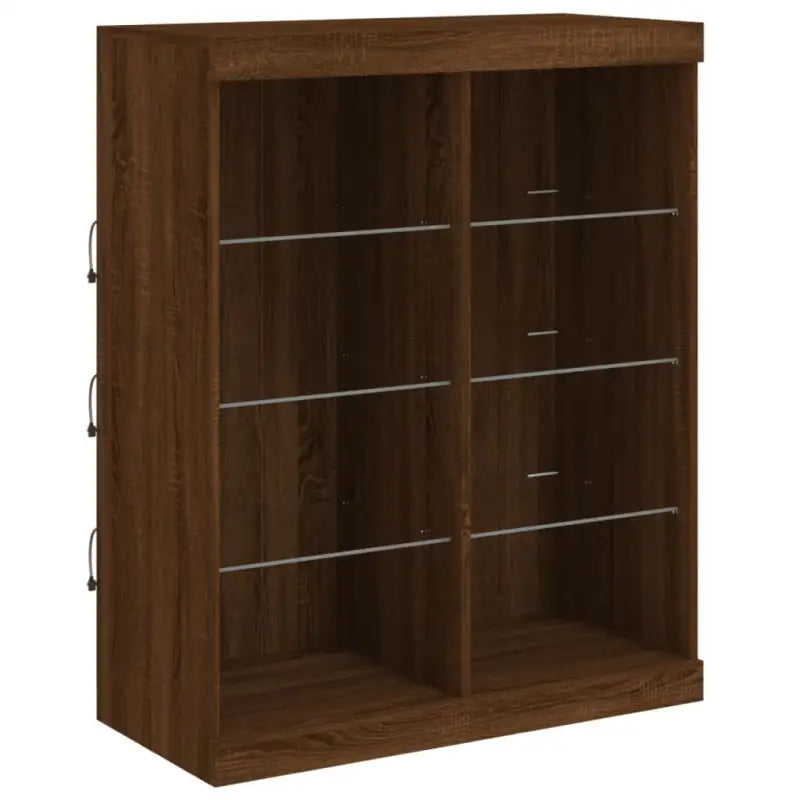 Modern dressoir met LED-verlichting en duurzaam bewerkt hout - Dressoirs & buffetkasten