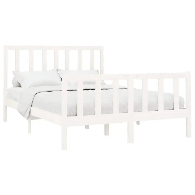 Modern houten bedframe van massief grenenhout met levering bevat - Bedden & bedframes