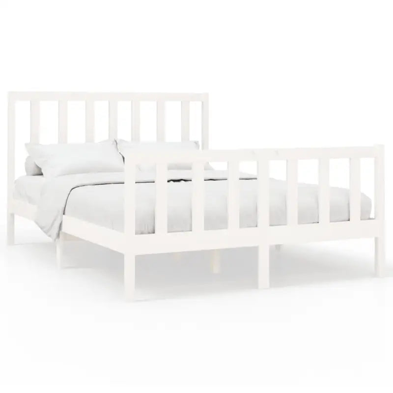 Modern houten bedframe van massief grenenhout met levering bevat - Bedden & bedframes