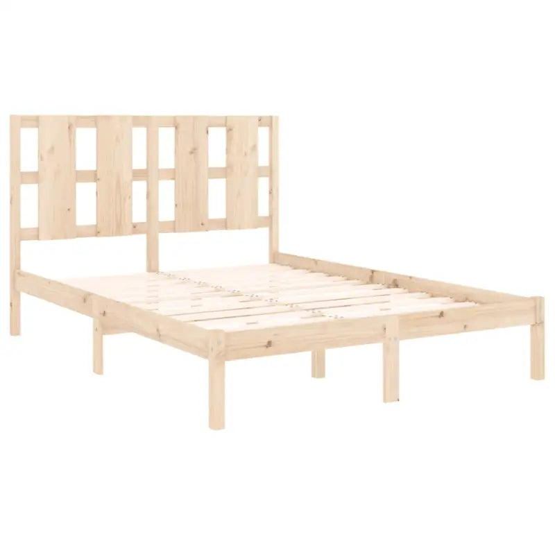 Modern houten bedframe van massief grenenhout met levering bevat - Bedden & bedframes