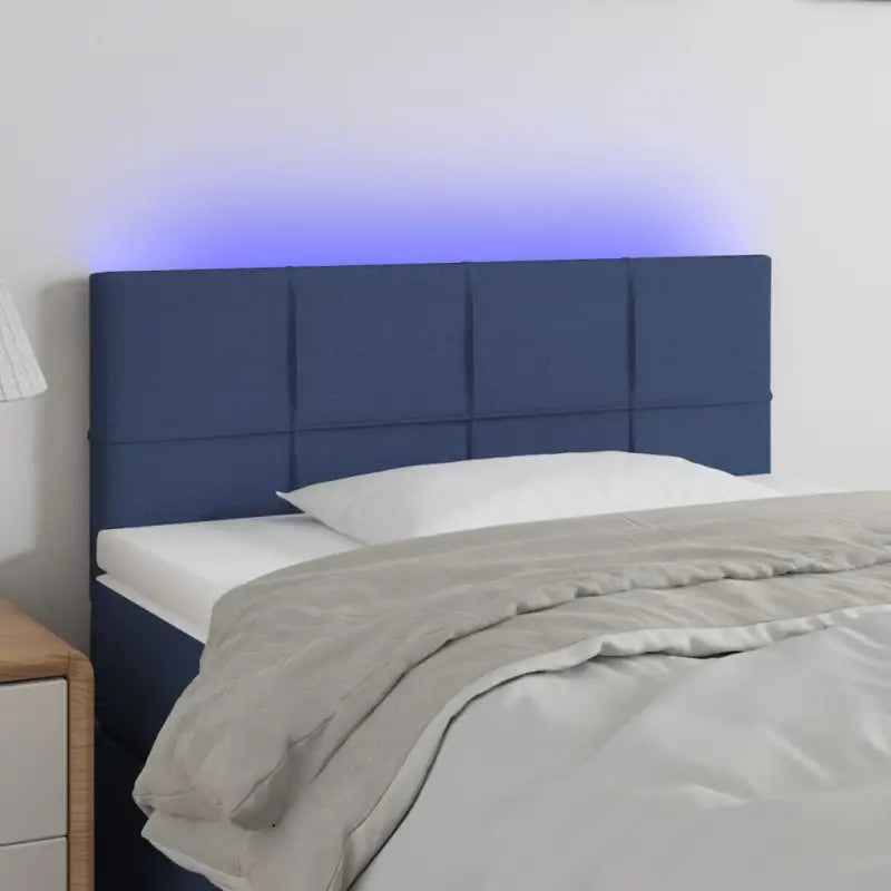 Modern LED Hoofdborden voor een stijlvolle slaapkamer uitstraling - Blauw / 100 x 5 x 78/88 cm / 1 - Hoofdborden