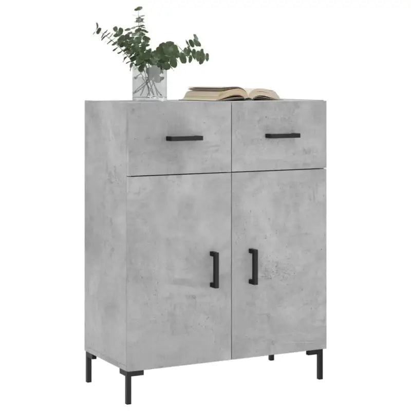 Moderne dressoir met bewerkt hout en metalen poten voor een tijdloze uitstraling - Dressoirs & buffetkasten
