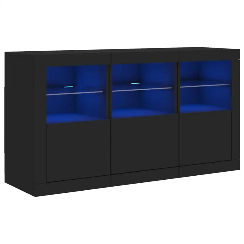 Moderne dressoir met rgb led-verlichting en hoogwaardig bewerkt hout - Dressoirs & buffetkasten