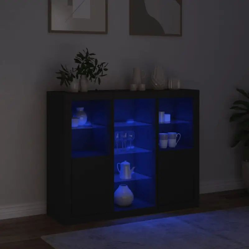 Moderne dressoirs met LED-verlichting en bewerkt hout voor elke stijl - Dressoirs & buffetkasten