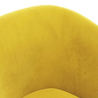 Moderne fluwelen kuipstoel met voetenbank voor iedere kamer - Fauteuils & Relaxfauteuils