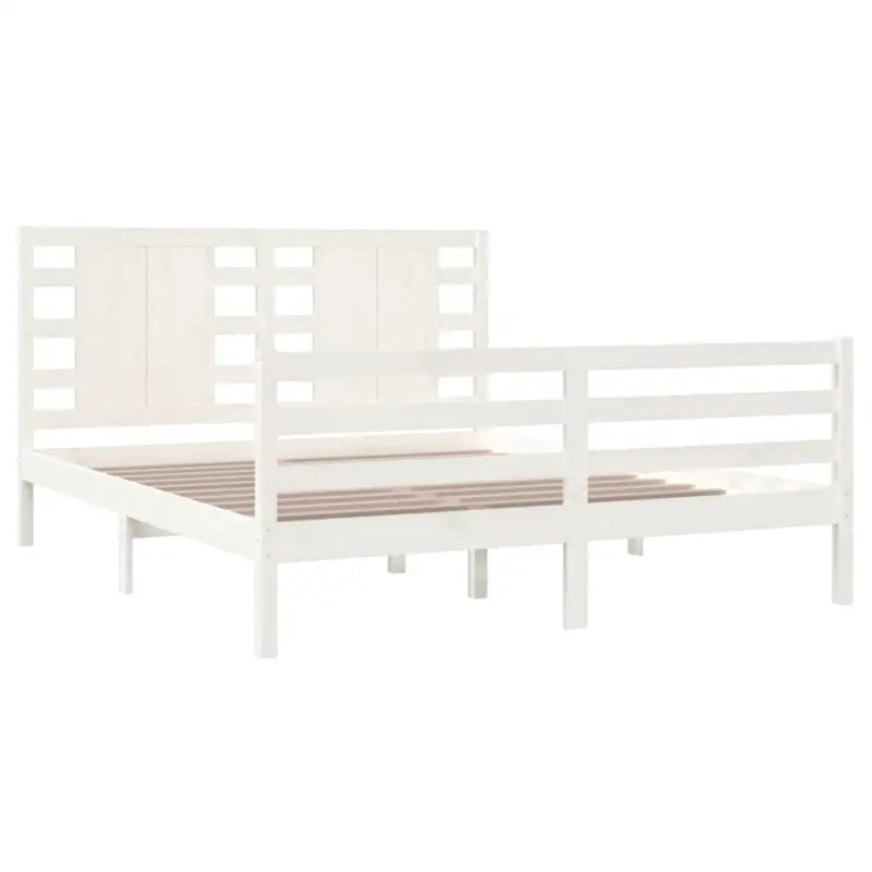 Moderne houten bedframe van massief grenenhout met levering bevat - Bedden & bedframes