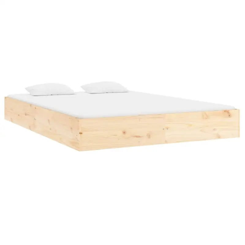 Moderne houten bedframe van massief grenenhout voor stijlvolle slaapkamers - Bedden & bedframes