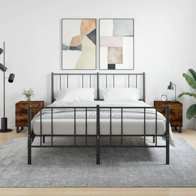 Moderne nachtkastjes van bewerkt hout met duurzame en stevige afwerking - Gerookt eiken / 2 - Nachtkastjes