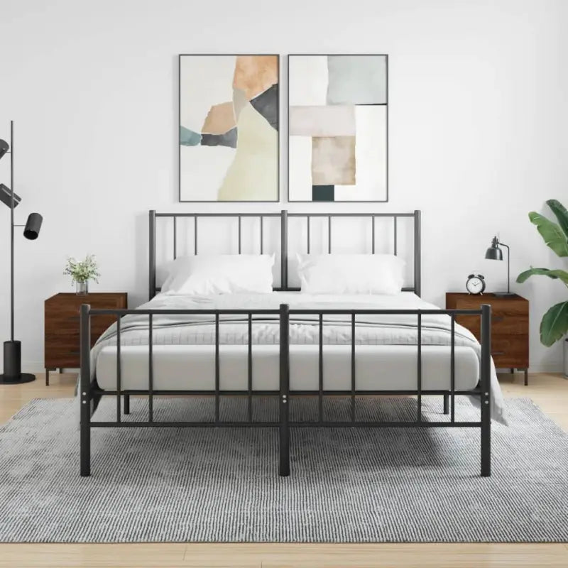 Moderne nachtkastjes van bewerkt hout voor een stijlvolle interieurlook - bruin eikenkleur / 2 - Nachtkastjes