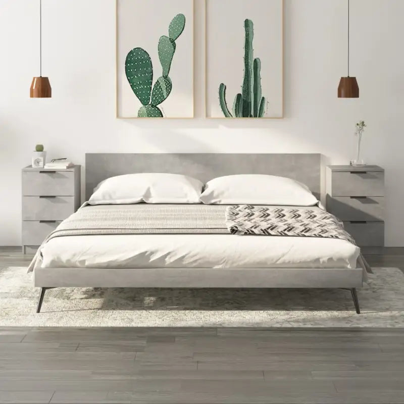 Moderne nachtkastjes voor extra charme en praktisch gebruik - Betongrijs / 2 - Nachtkastjes