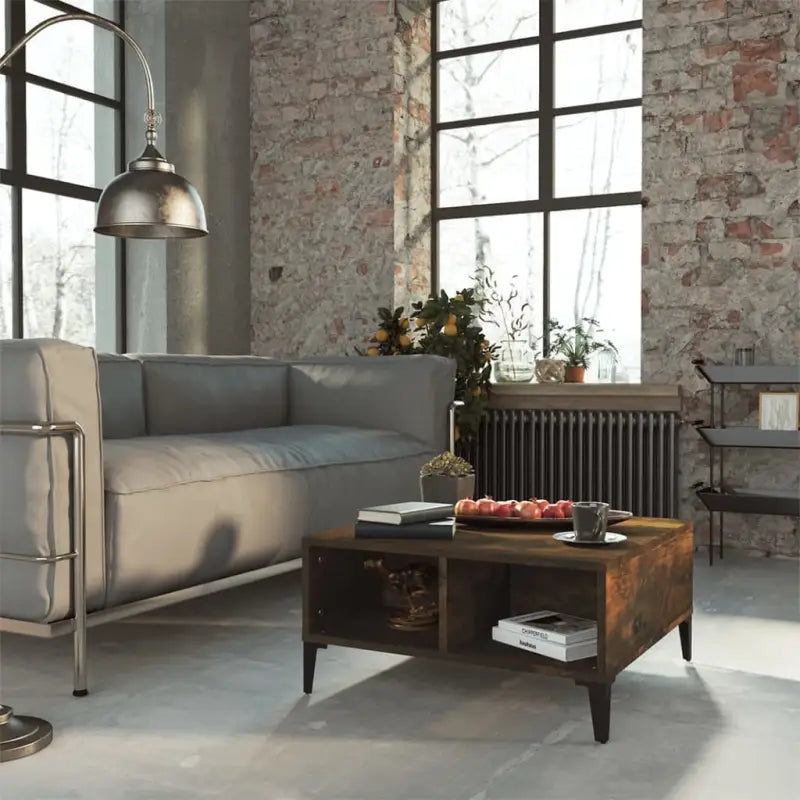 Moderne salontafel met opbergmogelijkheden voor je interieur - Gerookt eiken / 1 - Salontafels